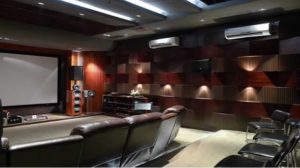 small home theater's acoustic diffusor