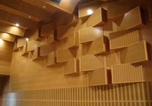 acoustic materials used in auditorium