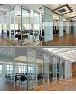 moveable glass walls